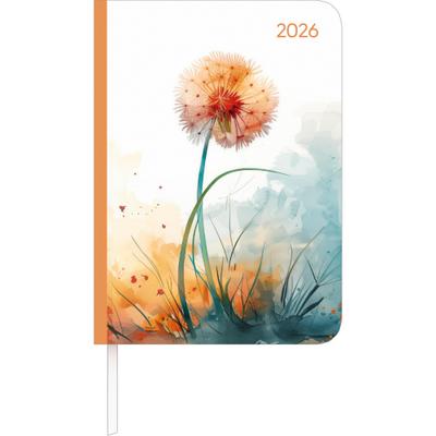 Lady Journal Blowballs 2026 - Pusteblume - Taschenkalender A6 (10,7x15,2 cm) - Weekly - 192 Seiten - Notiz-Buch - Termin-Planer