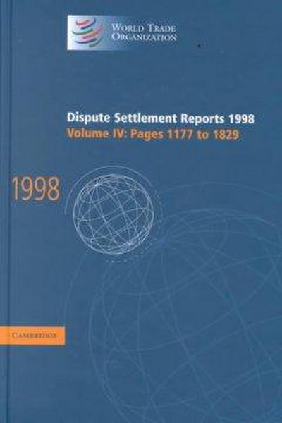 Dispute Settlement Reports 1998: Volume 4, Pages 1177-1829