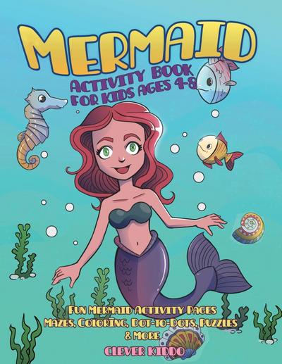 Mermaid Activity Book for Kids Ages 4-8