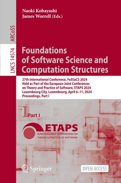 Foundations of Software Science and Computation Structures