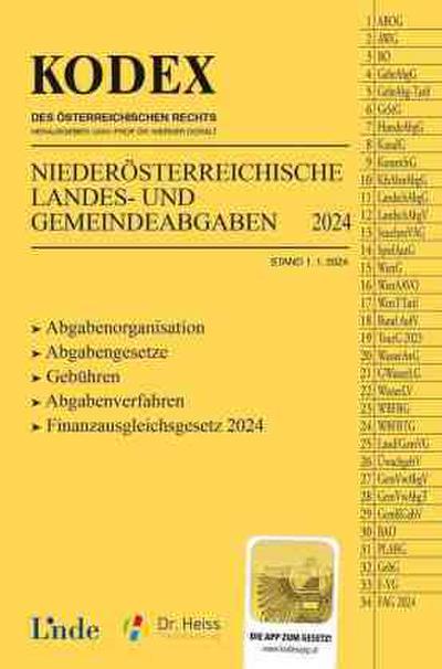 KODEX NÖ Landes- und Gemeindeabgaben