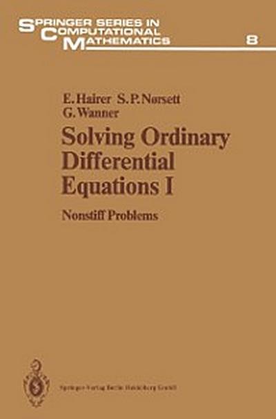 Solving Ordinary Differential Equations I