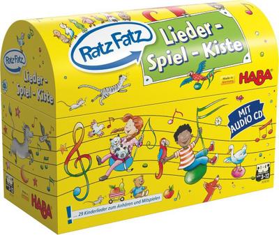 Ratz Fatz Lieder-Spiel-Kiste (Kinderspiel) + Audio-CD