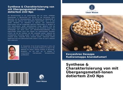 Synthese & Charakterisierung von mit Übergangsmetall-Ionen dotiertem ZnO Nps
