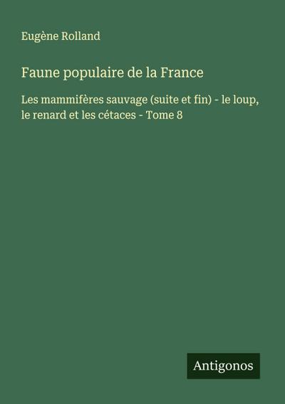 Faune populaire de la France