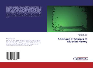 A Critique of Sources of Nigerian History