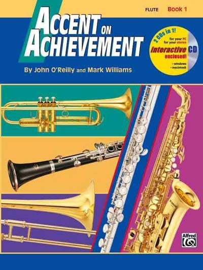 Accent On Achievement, Querflöte, w. mixed mode-CD. Book.1