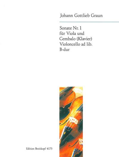 Sonate B-Dur Nr.1für Viola, Violoncello und Klavier