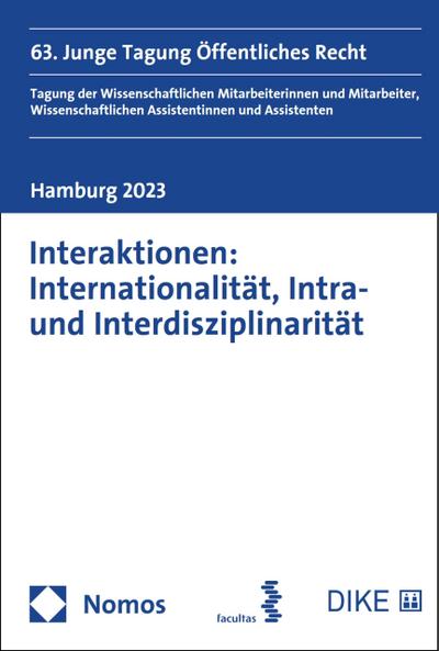 Interaktionen: Internationalität, Intra- und Interdisziplinarität
