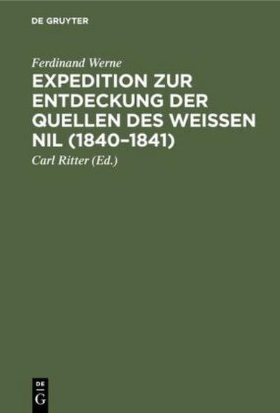 Expedition zur Entdeckung der Quellen des Weißen Nil (1840-1841)