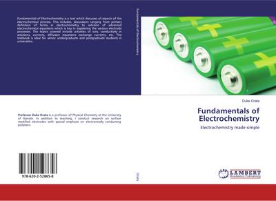 Fundamentals of Electrochemistry