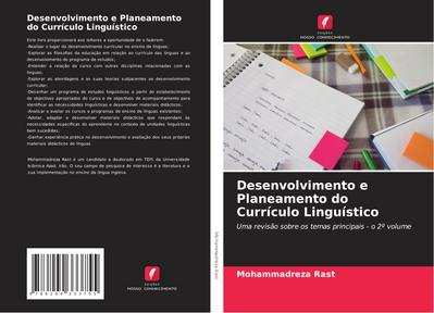 Desenvolvimento e Planeamento do Currículo Linguístico