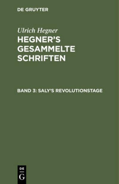 Saly’s Revolutionstage