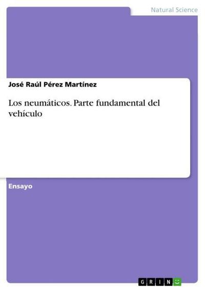 Los neumáticos. Parte fundamental del vehículo