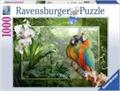 Papageien im Dschungel (Puzzle)