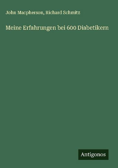 Meine Erfahrungen bei 600 Diabetikern