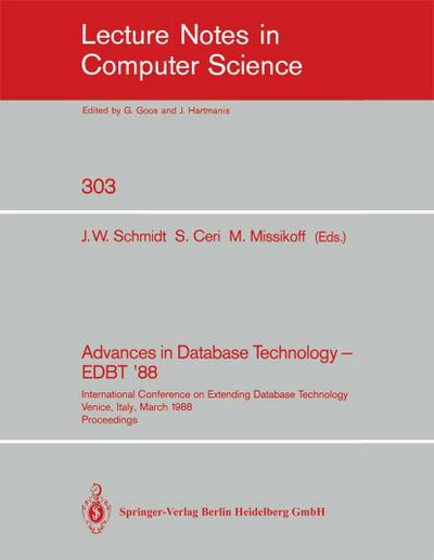Advances in Database Technology - EDBT ’88