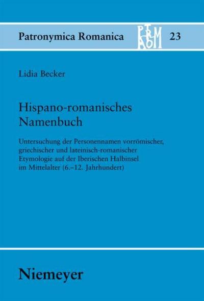 Hispano-romanisches Namenbuch