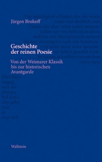 Geschichte der reinen Poesie