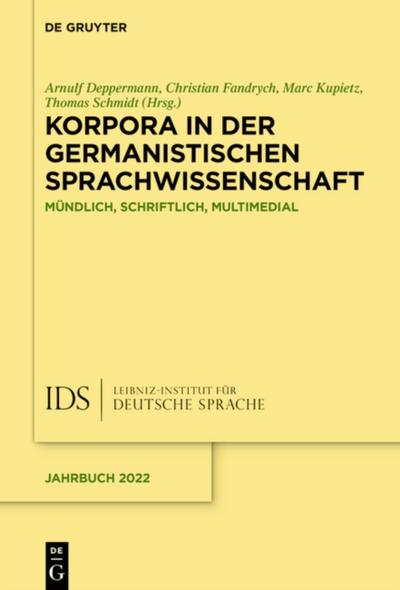 Korpora in der germanistischen Sprachwissenschaft