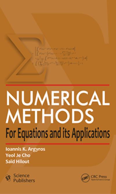 Numerical Methods for Equations and its Applications