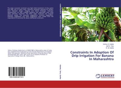 Constraints In Adoption Of Drip Irrigation For Banana In Maharashtra
