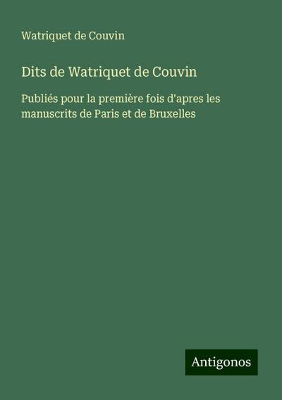 Dits de Watriquet de Couvin