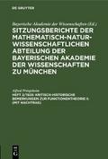 Kritisch-historische Bemerkungen zur Funktionentheorie II. (mit Nachtrag) von Alfred Pringsheim | Ebook