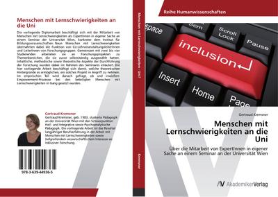 Menschen mit Lernschwierigkeiten an die Uni