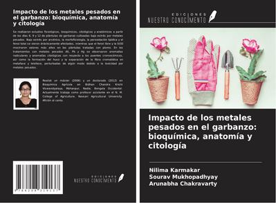 Impacto de los metales pesados en el garbanzo: bioquímica, anatomía y citología