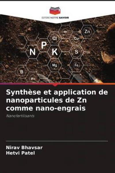 Synthèse et application de nanoparticules de Zn comme nano-engrais
