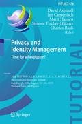 Privacy and Identity Management. Time for a Revolu