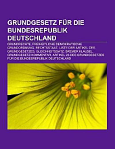 Grundgesetz für die Bundesrepublik Deutschland