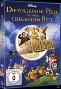 Die tollkühne Hexe in ihrem fliegenden Bett