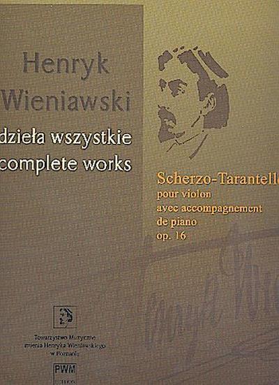 Scherzo-Tarantelle op.16 for violinand piano