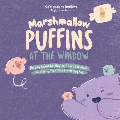 Marshmallow Puffins at the Window