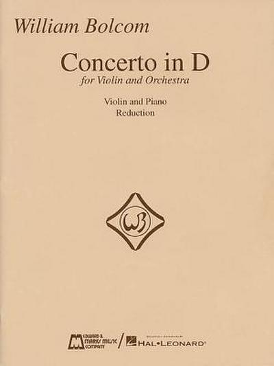 Concerto in D for Violin and Orchestra: Piano Reduction