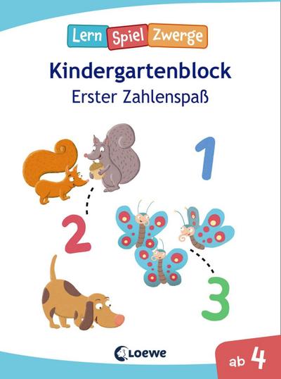 LernSpielZwerge, Kindergartenblock - Erster Zahlenspaß