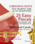 Christmas Duets for Trumpet and Alto Saxophone - 25 Easy Pieces for Beginners and Early Intermediate