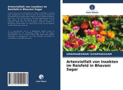 Artenvielfalt von Insekten im Reisfeld in Bhavani Sagar