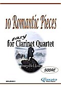 Clarinet Quartet Score "10 Romantic Pieces"