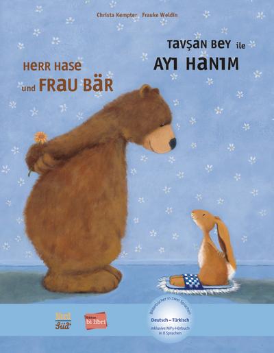 Herr Hase & Frau Bär. Kinderbuch Deutsch-Türkisch