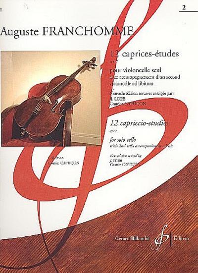 12 Caprice-Etudes op.7 Band 2 (Nr.7--12)für Violoncello (solo oder Duo)