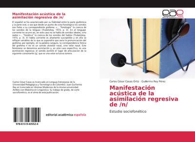 Manifestación acústica de la asimilación regresiva de /n/