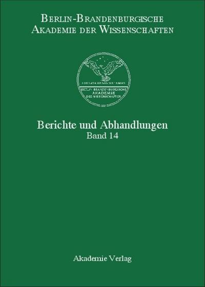 Berichte und Abhandlungen 14