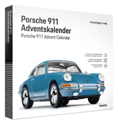 FRANZIS 67664 - Porsche 911 Adventskalender Emailleblau