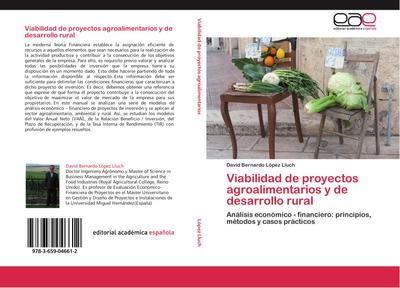 Viabilidad de proyectos agroalimentarios y de desarrollo rural