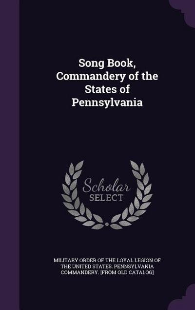 Song Book, Commandery of the States of Pennsylvania