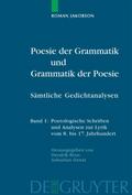 Poesie der Grammatik und Grammatik der Poesie