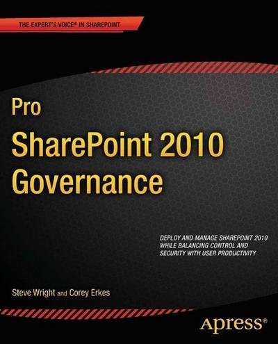 Pro SharePoint 2010 Governance